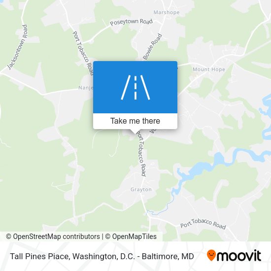 Mapa de Tall Pines Piace