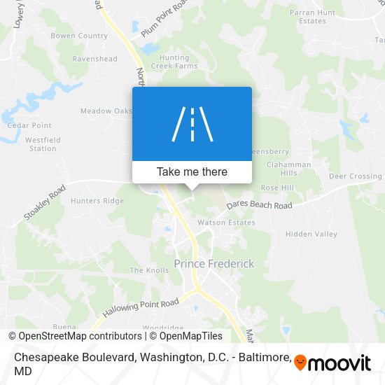 Mapa de Chesapeake Boulevard
