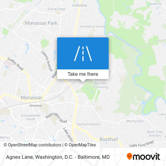 Agnes Lane map