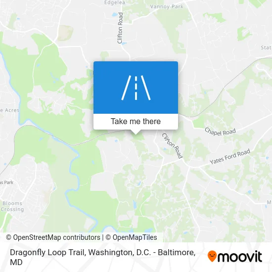 Dragonfly Loop Trail map
