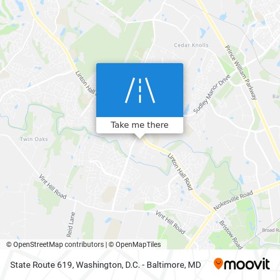 Mapa de State Route 619