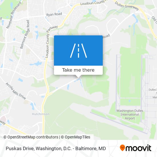 Puskas Drive map