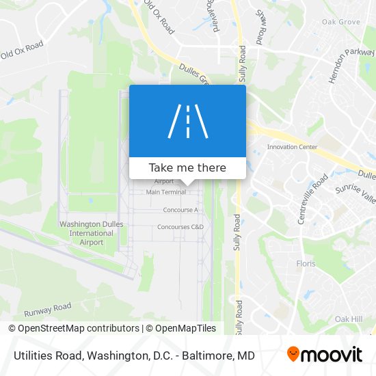 Mapa de Utilities Road