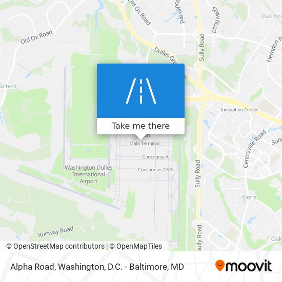 Mapa de Alpha Road