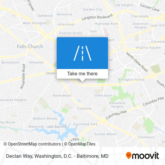 Mapa de Declan Way