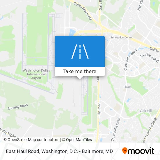 East Haul Road map