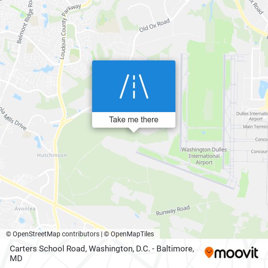 Carters School Road map