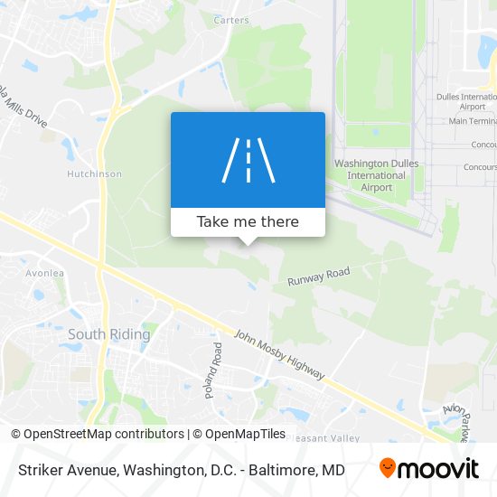 Striker Avenue map