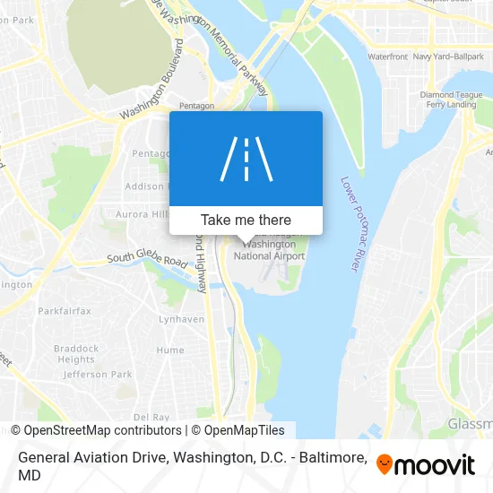 General Aviation Drive map