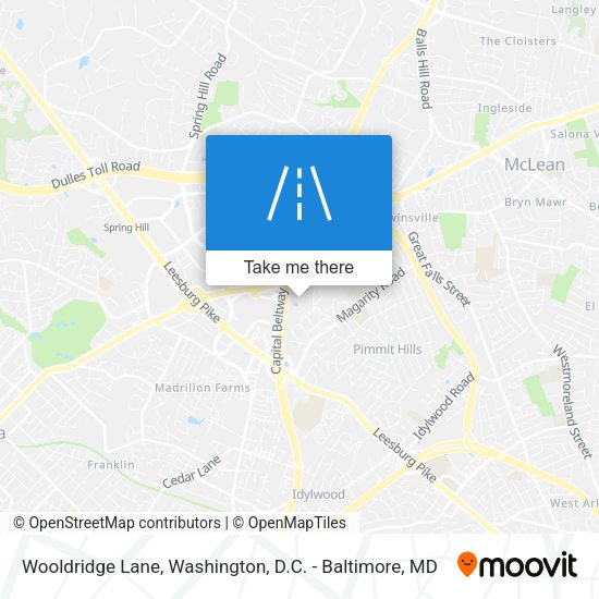Mapa de Wooldridge Lane
