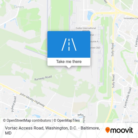 Mapa de Vortac Access Road