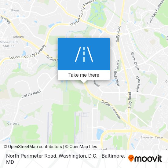 North Perimeter Road map