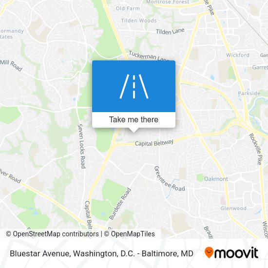 Bluestar Avenue map