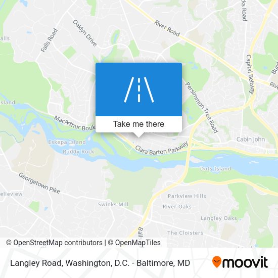 Mapa de Langley Road
