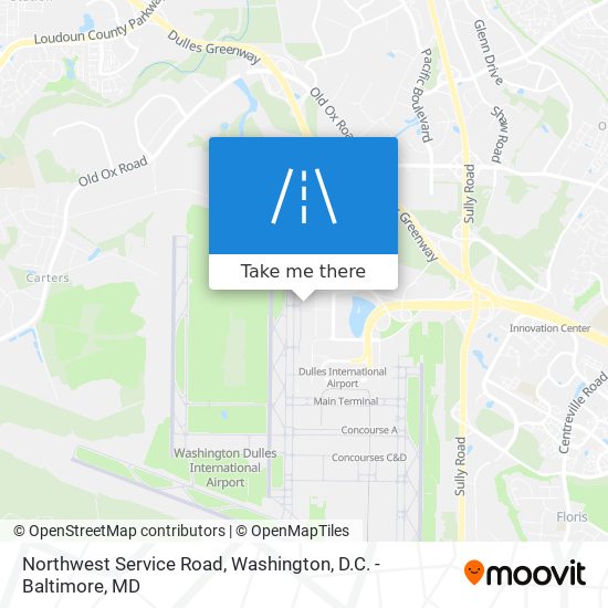 Northwest Service Road map