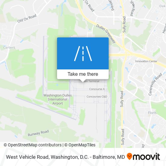 Mapa de West Vehicle Road