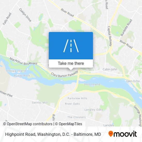 Mapa de Highpoint Road