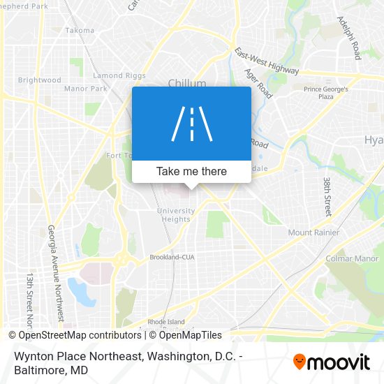 Wynton Place Northeast map