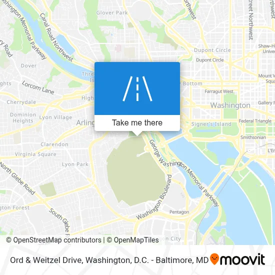 Ord & Weitzel Drive map