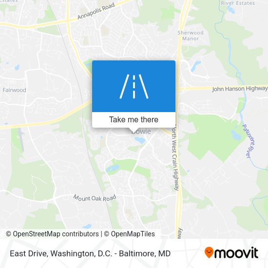 Mapa de East Drive