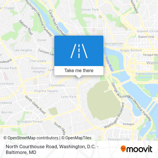North Courthouse Road map