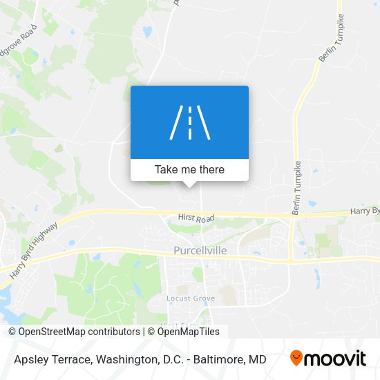 Apsley Terrace map