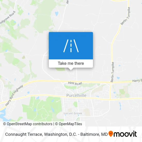 Connaught Terrace map