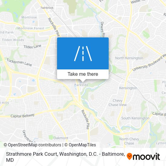 Mapa de Strathmore Park Court