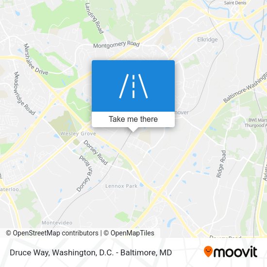 Druce Way map