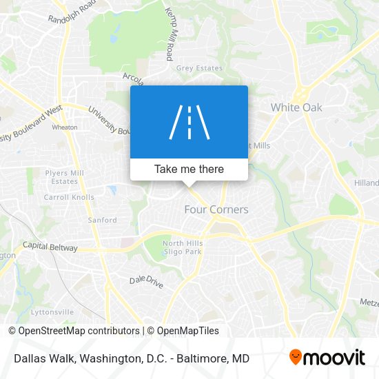 Dallas Walk map