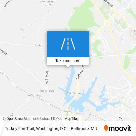 Turkey Fan Trail map