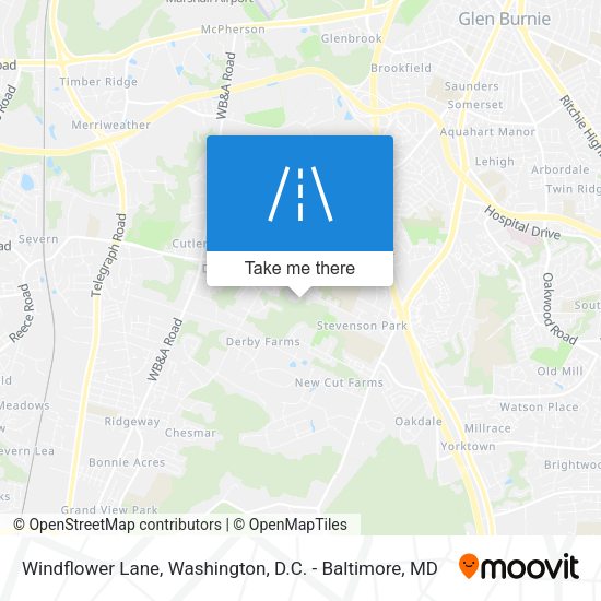 Mapa de Windflower Lane