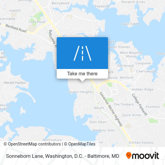 Sonneborn Lane map