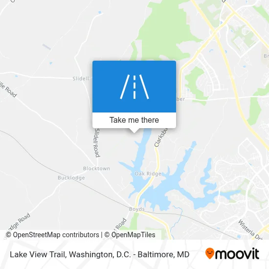 Lake View Trail map