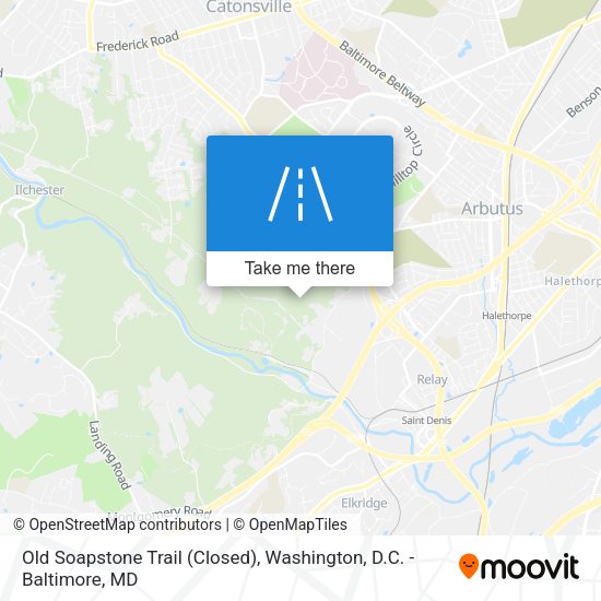 Old Soapstone Trail (Closed) map