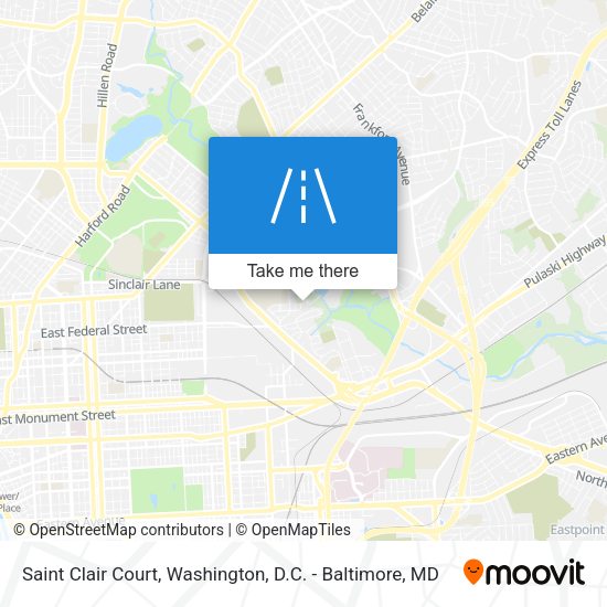Saint Clair Court map