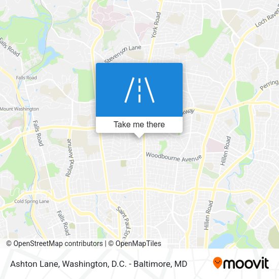 Ashton Lane map
