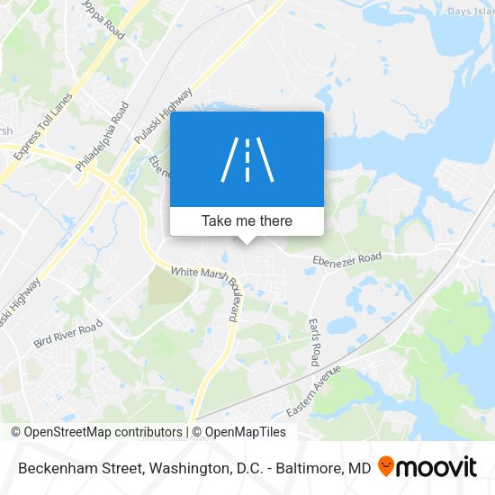 Beckenham Street map