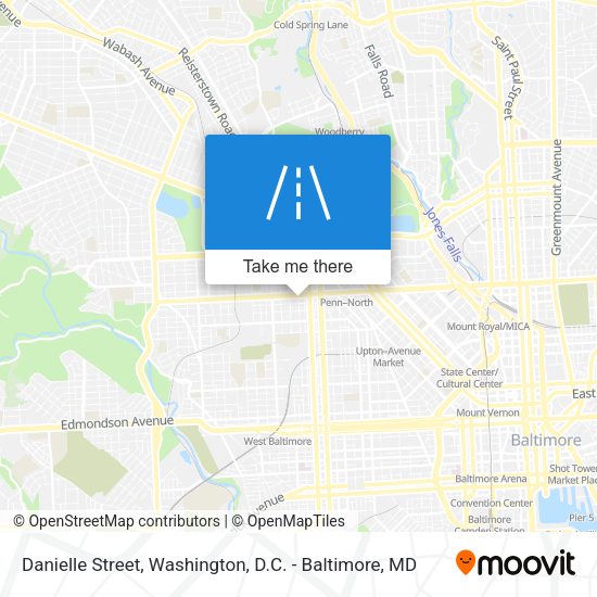 Danielle Street map