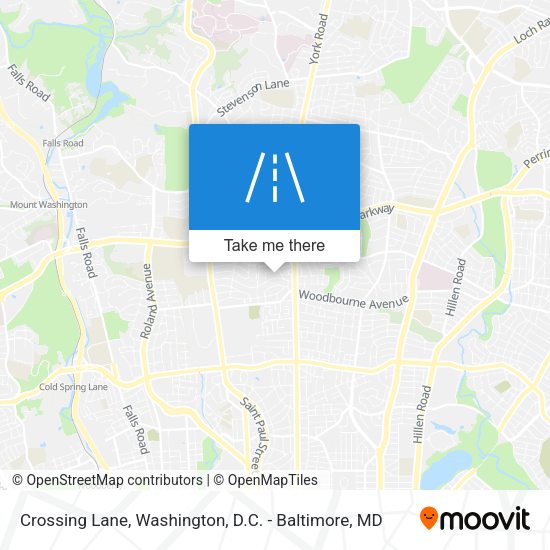 Crossing Lane map