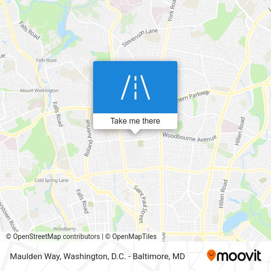 Maulden Way map
