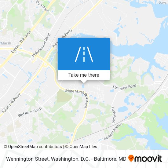Mapa de Wennington Street