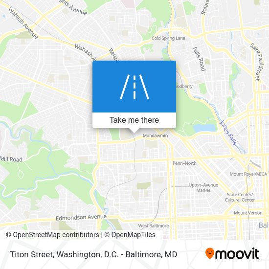 Titon Street map