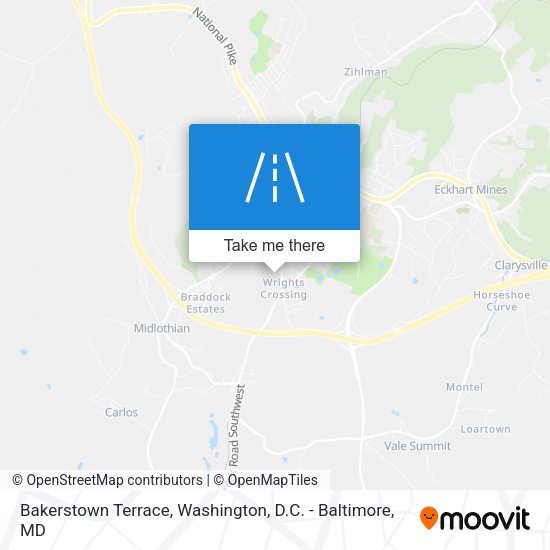 Mapa de Bakerstown Terrace