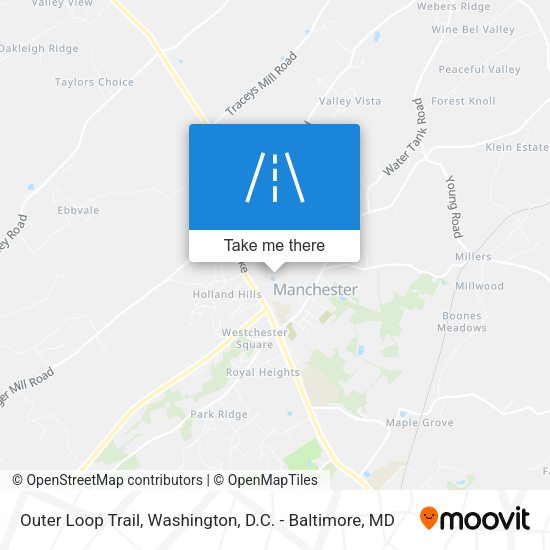 Outer Loop Trail map