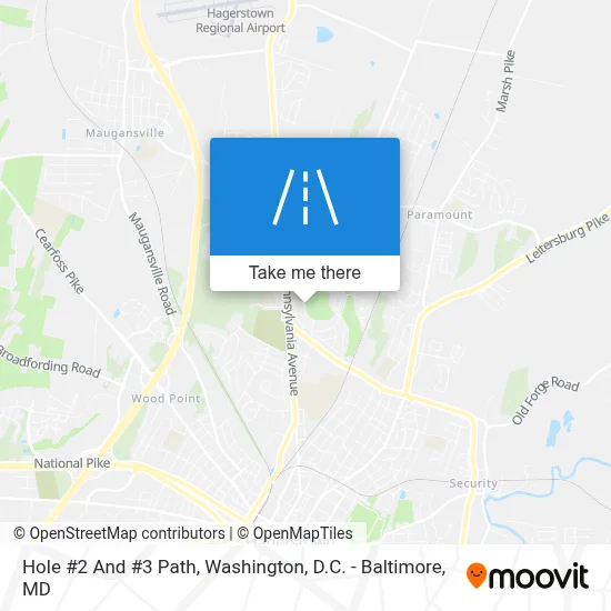 Hole #2 And #3 Path map