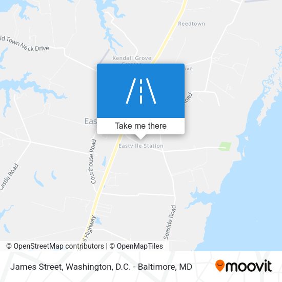 Mapa de James Street