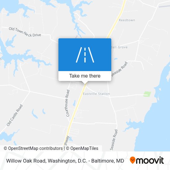 Willow Oak Road map