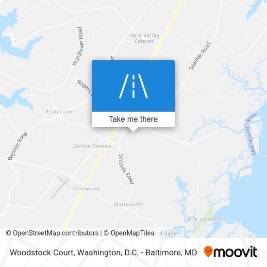 Mapa de Woodstock Court
