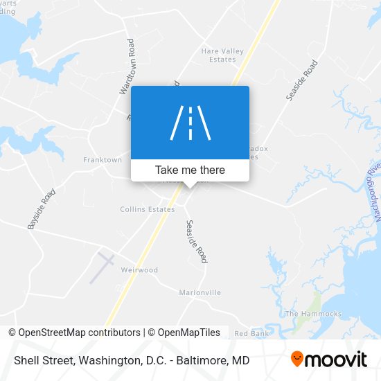 Shell Street map